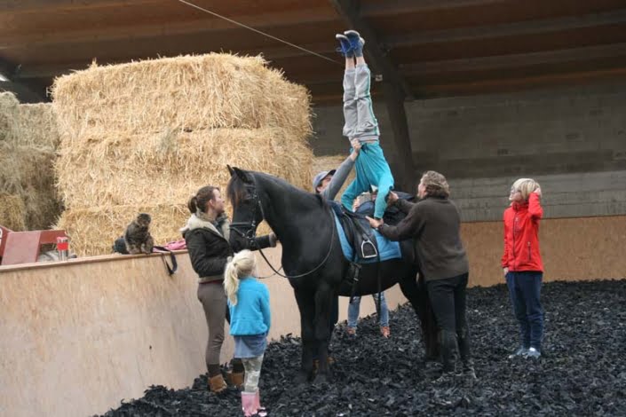 Manege bij klooster